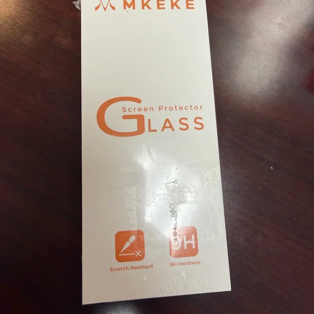 MKEKE Screen Protector Glass for IPhone 17/16 Pro